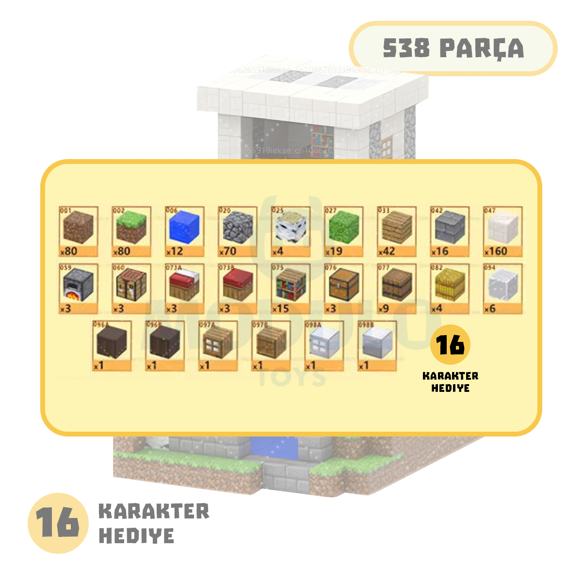 538 Parça