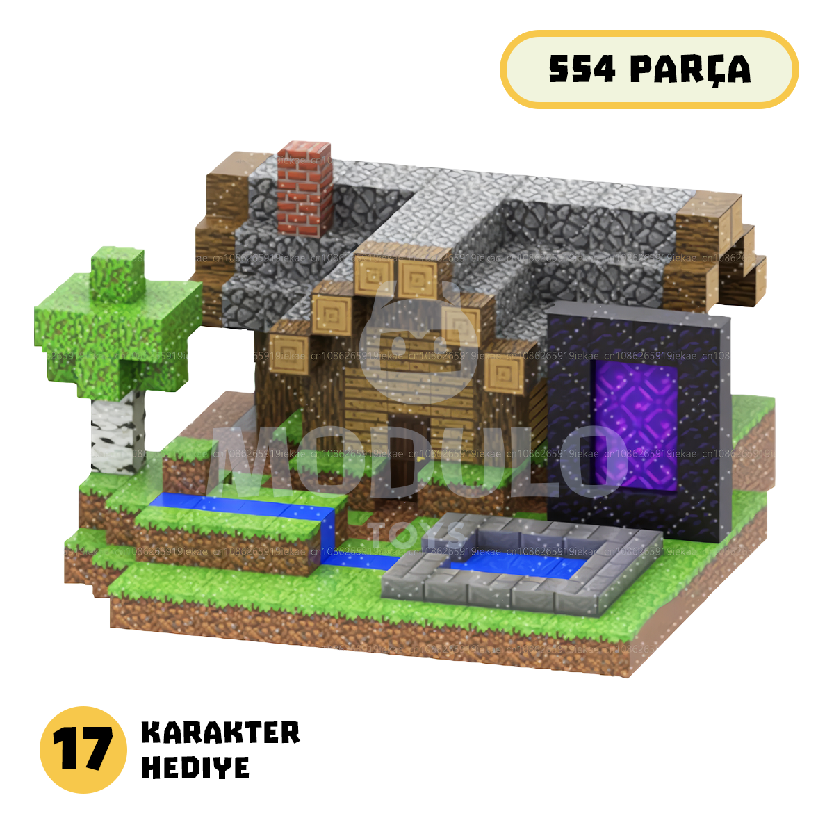 554 Parça - Manyetik Bloklar